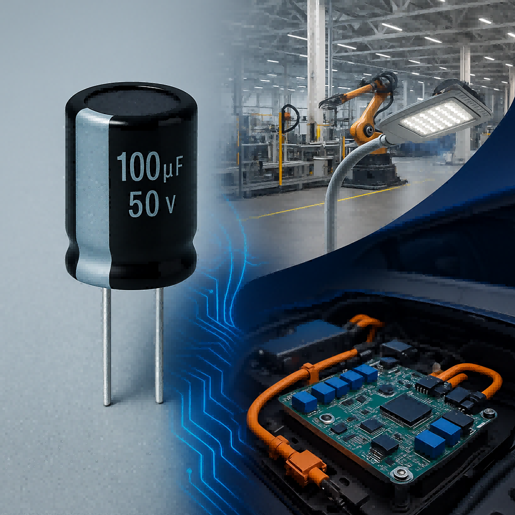 Critical Applications of Aluminum Electrolytic Capacitors in Industrial and Automotive Electronics