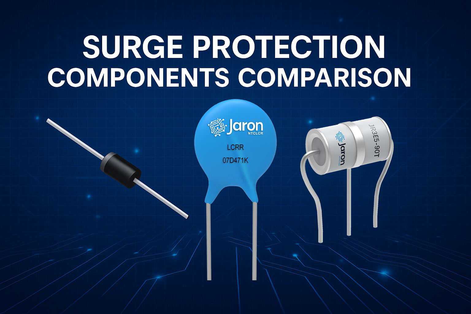 In-Depth Analysis of Lightning Surge Protection: Comprehensive Comparison of TVS Diodes, Varistors, and Gas Discharge Tubes