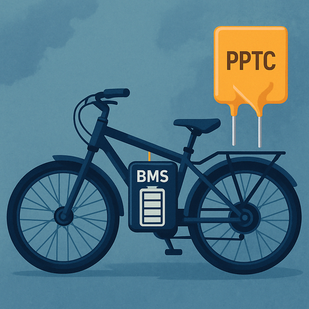 Application of PPTC Resettable Fuses in E-bike BMS Overcurrent Protection Systems