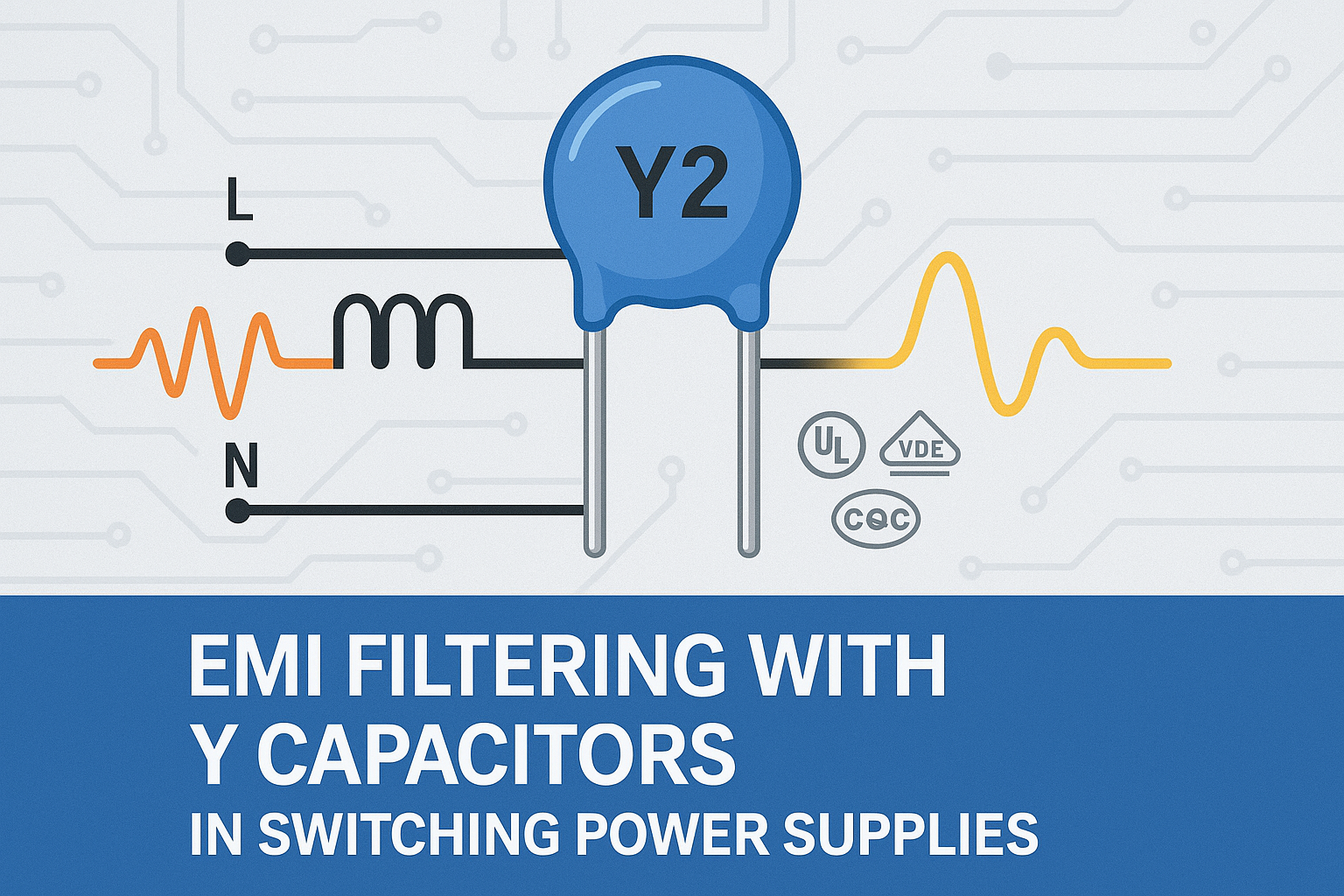The Role of Y Capacitors in EMI Filtering for Switching Power Supplies