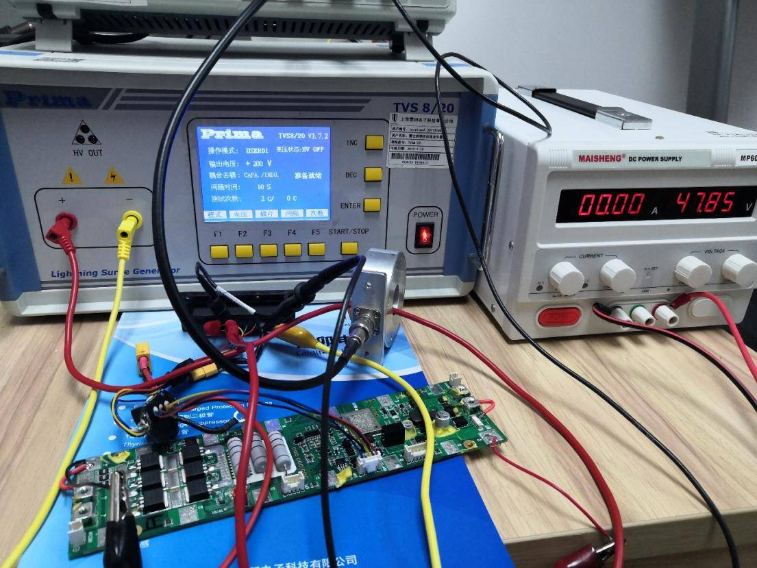Практическое тестирование защиты входа переменного/постоянного тока