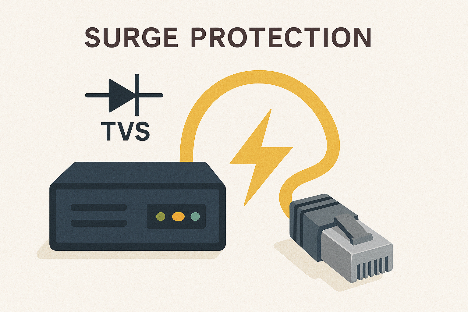 Anwendung von TVS-Dioden zum Überspannungsschutz für Industrie-Ethernet-Schnittstellen