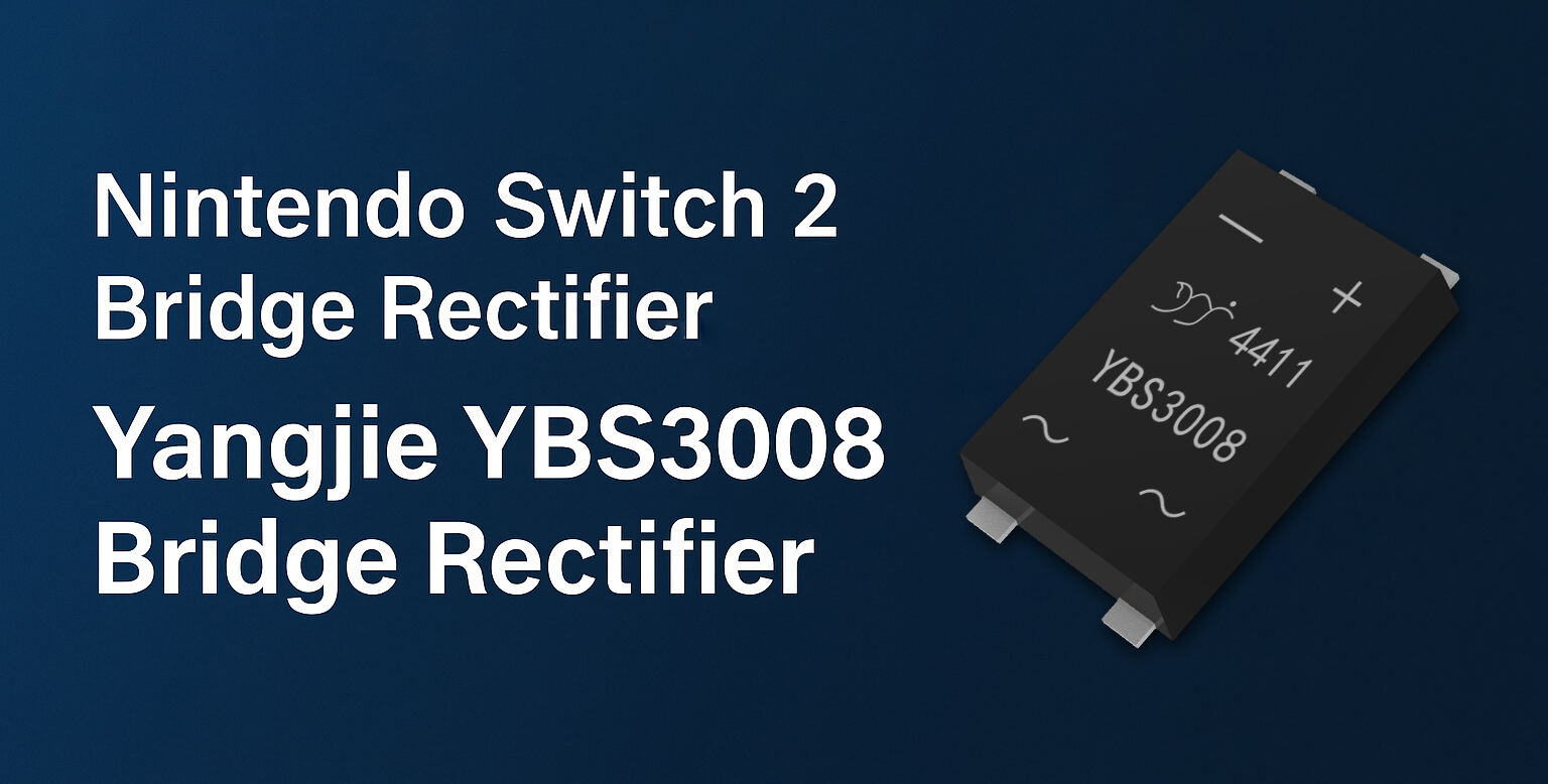 Hoch-effiziente Rektifizierungslösung für den Nintendo Switch 2-Lader – Yangjie YBS3008 Brückenschottkreis