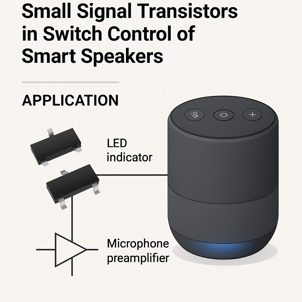 Anwendung von Kleinsignaltransistoren in der Schaltsteuerung von Smart Speakern
