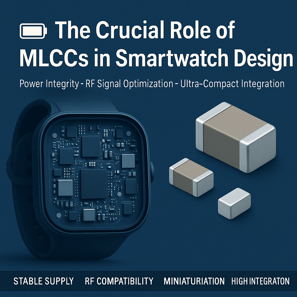 MLCCs en el diseño de relojes inteligentes: Protección de la integridad de la energía y el rendimiento de las señales