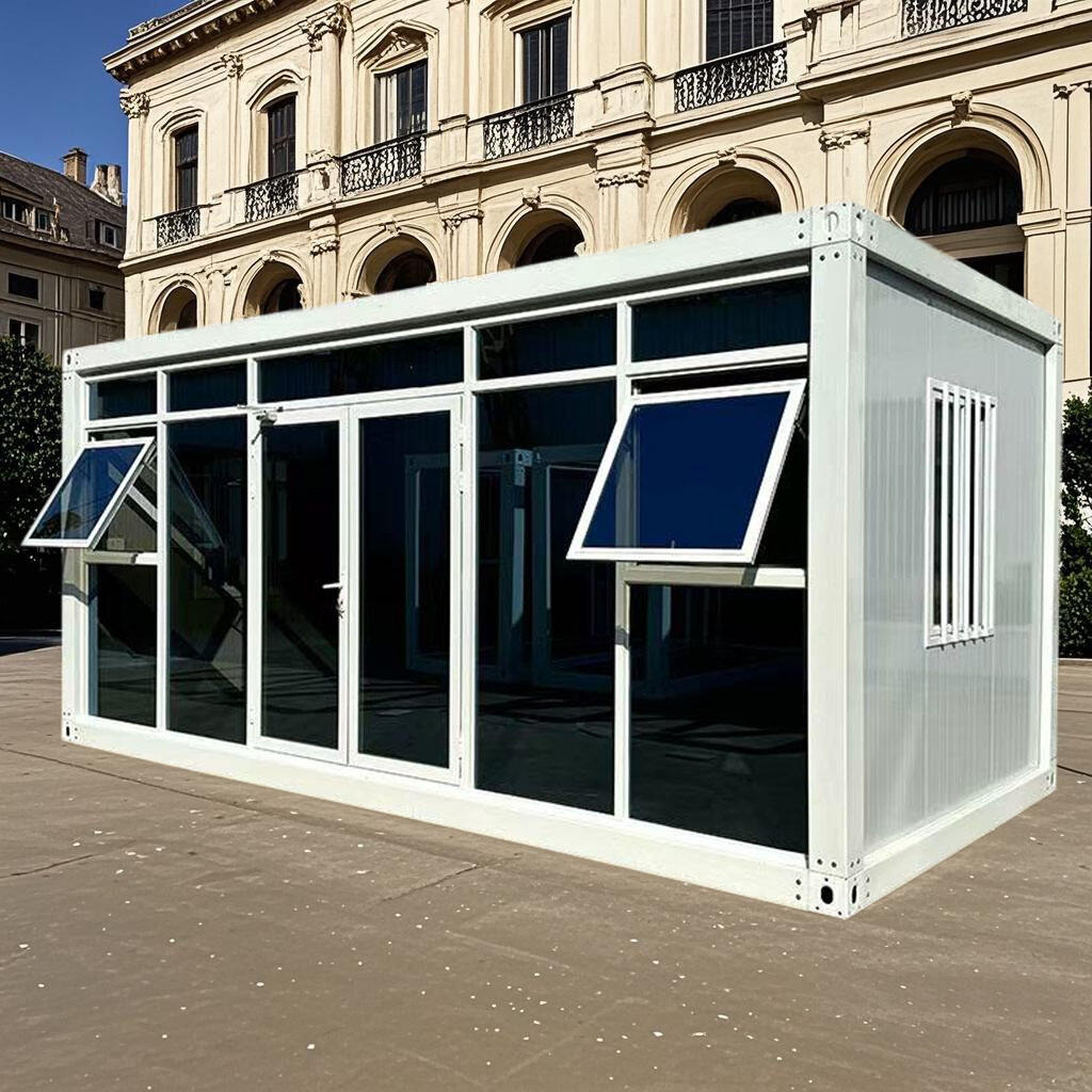 Container house glass curtain wall office
