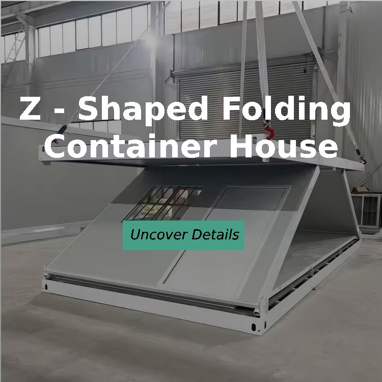 Z-shaped folding container house