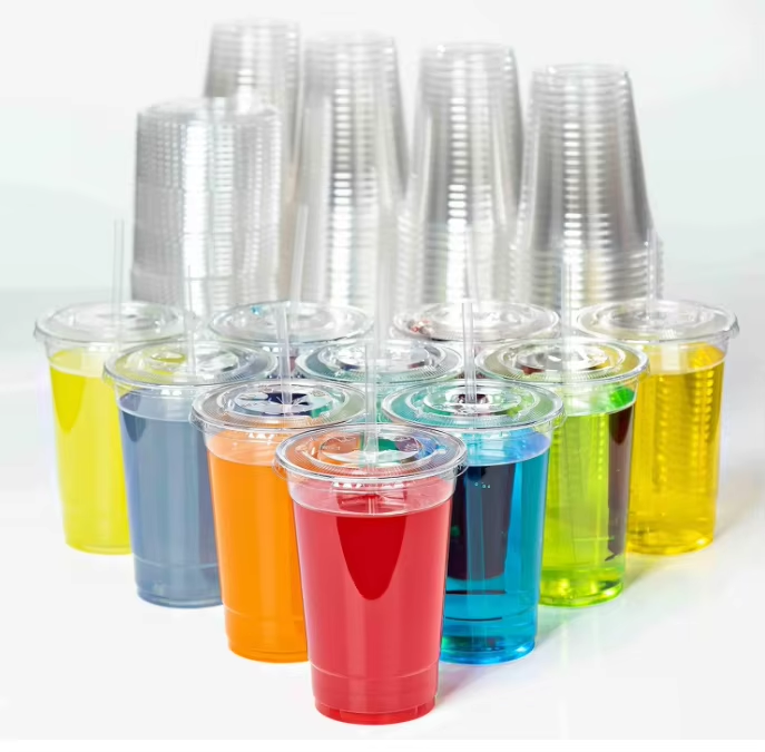 Plastic Cups for Parties Weddings Thanksgiving Christmas New Years Disposable for Tea Coffee Juice Soda