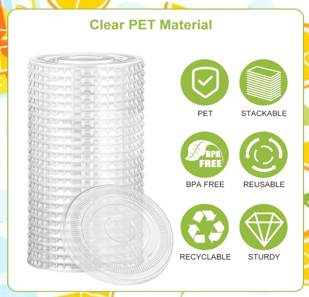 Capace premium din plastic alimentar pentru ambalare sigură