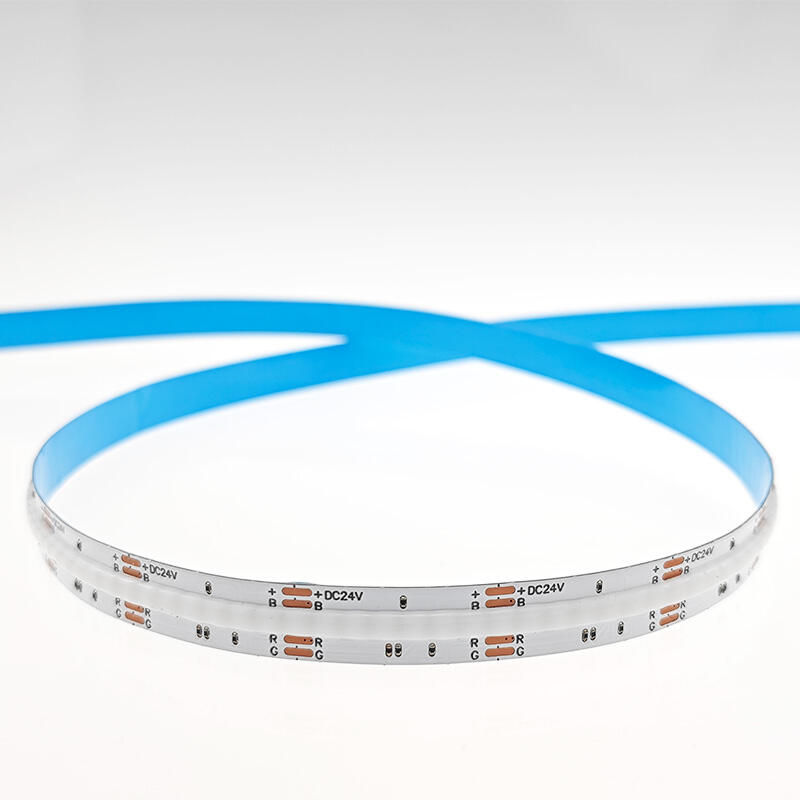 Tilpassing av lys og skygge, skaper fremtiden sammen | COB-672D-10MM-RGB High end LED-strip ODM/OEM helhetsløsning