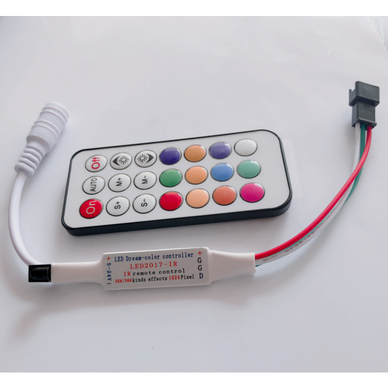 IR 21-Tasten Mini-Farbwechsel-Controller (2017er Modell)