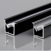Aluminiumprofile für schräg beleuchtete Schrankkanten der Kleiderschrank-Schrankserie
