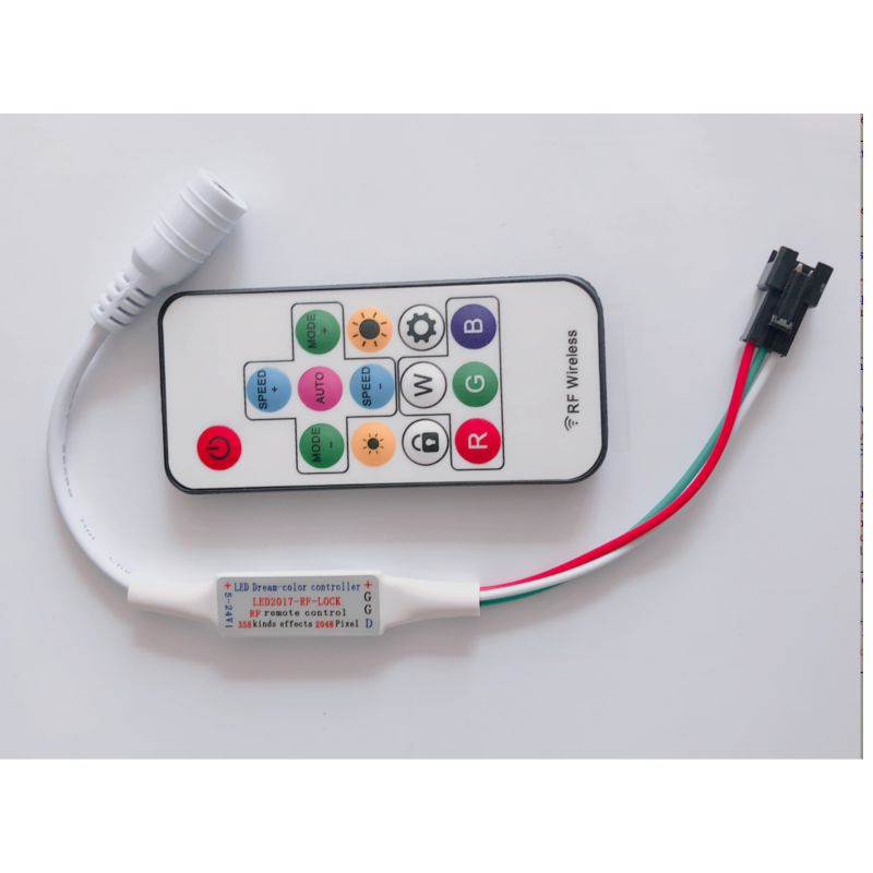 RF14-Taste / 17-Tasten mit Schloss Mini farbenfroher Controller