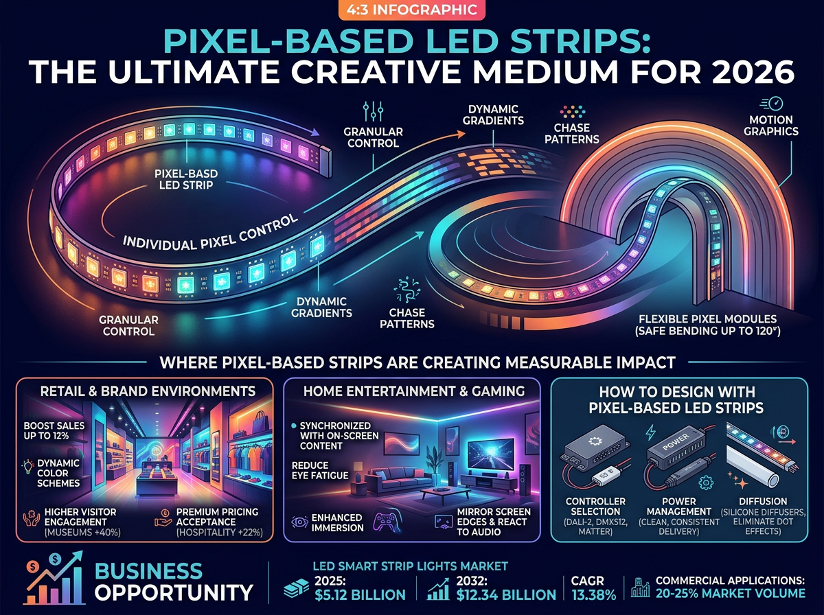Why Pixel-Based LED Strips Are the Ultimate Creative Medium for 2026