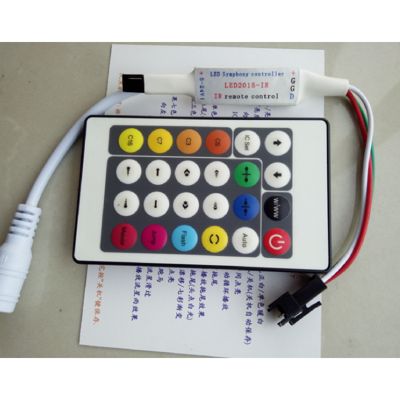 IR 24-Tasten Mini-Farb-Controller