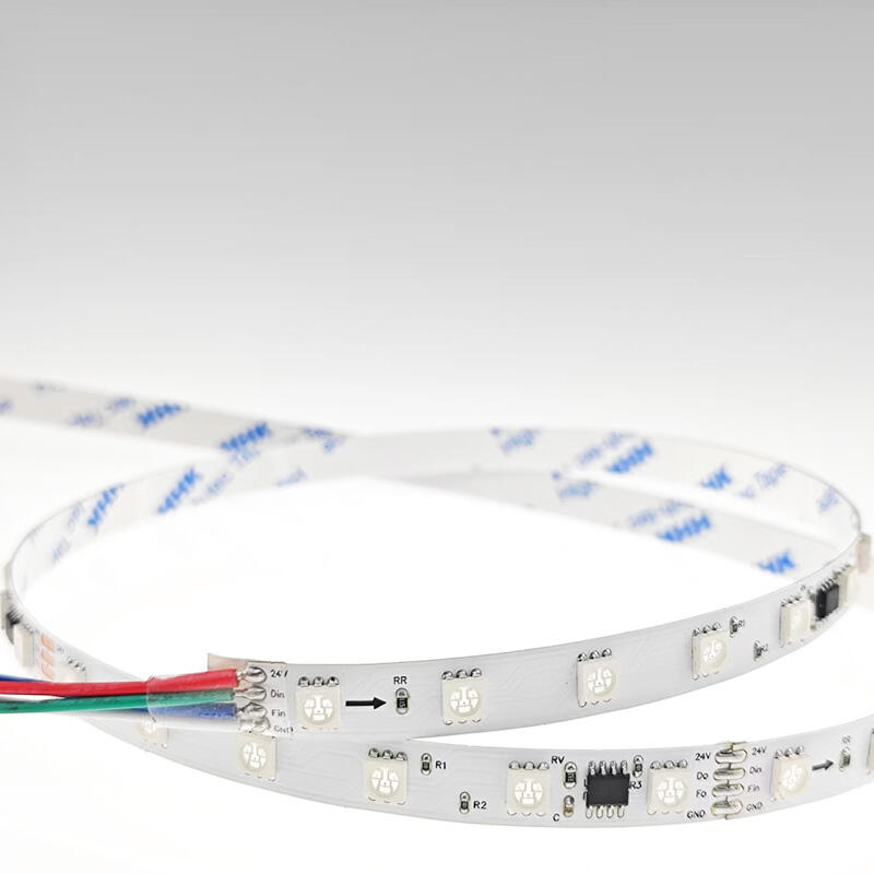 Professionel ODM/OEM-tilpasning: 5050-60D-10MM-RGB lysstribe, styrker dit brand og din kreativitet