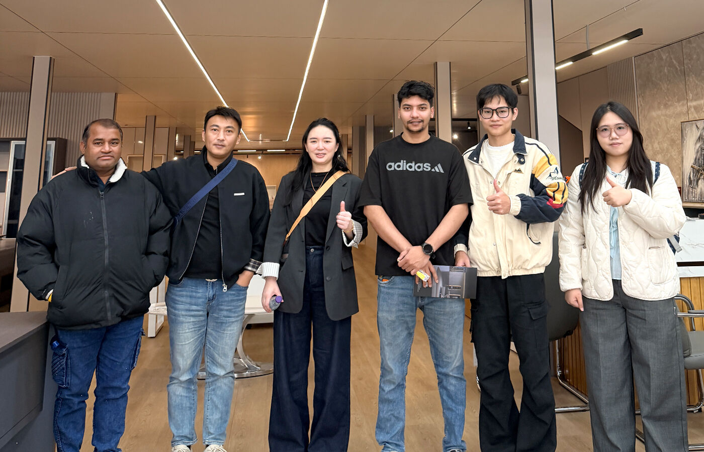 Business collaboration group photo