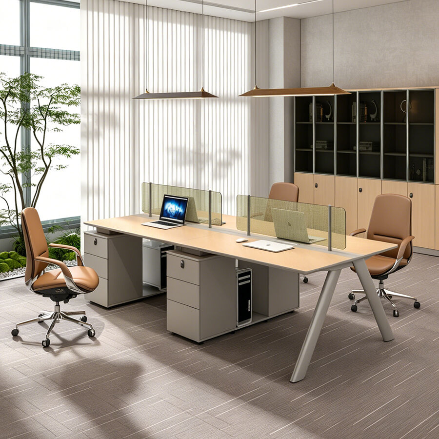 Staff Desk LF-Z2414/Z2814 Glass Screen | OEM Manufacturer