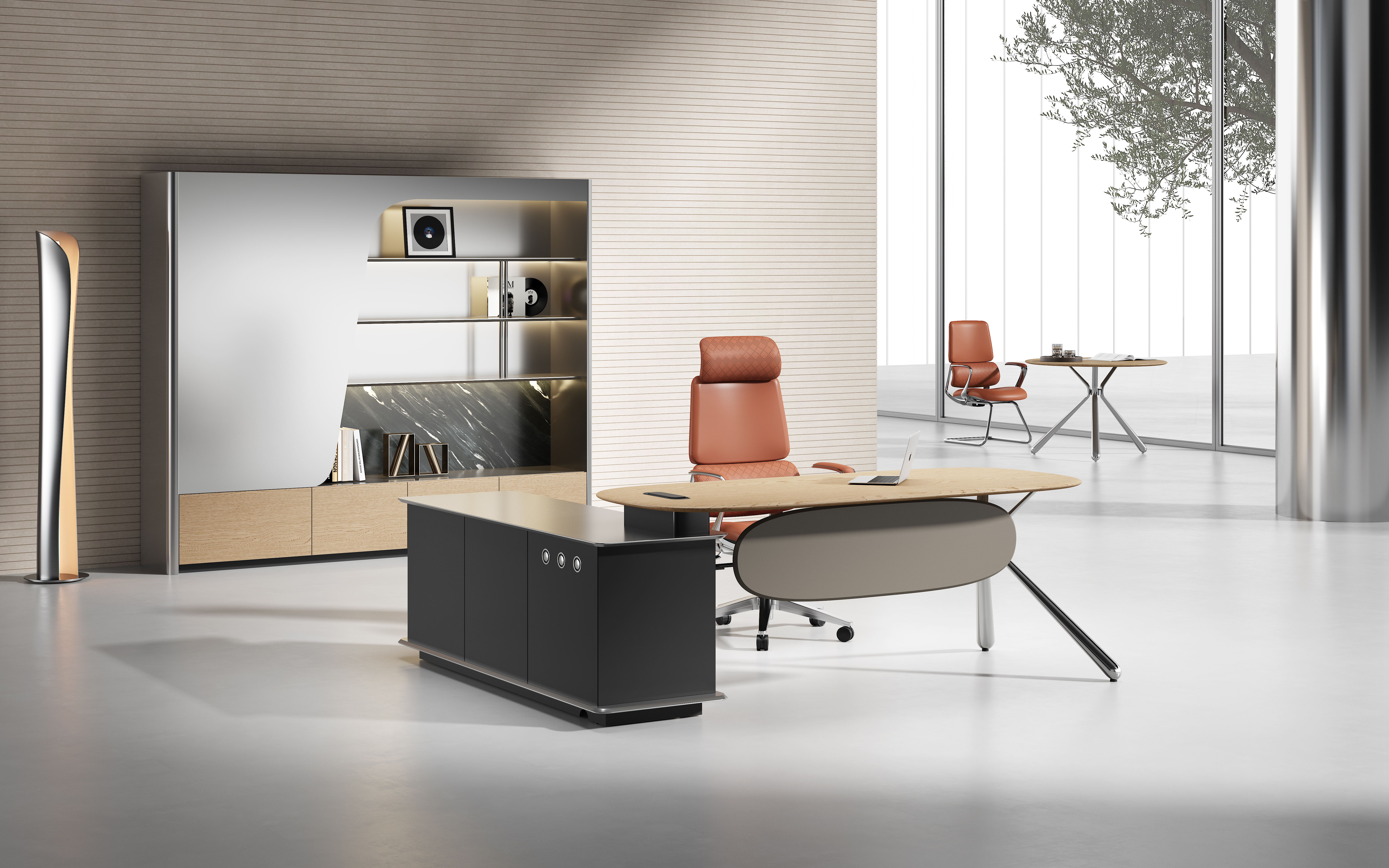 Boss Office Desk Simple Modern President Leadership Chairman Office Executive Table Supervisor Manager Desk 
