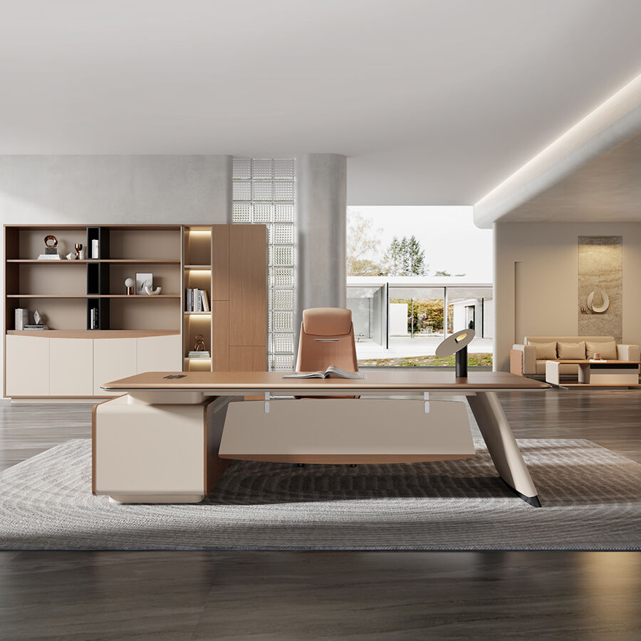 Italian Luxury Manager Desk YC-B24M/B22M | OEM Manufacturer