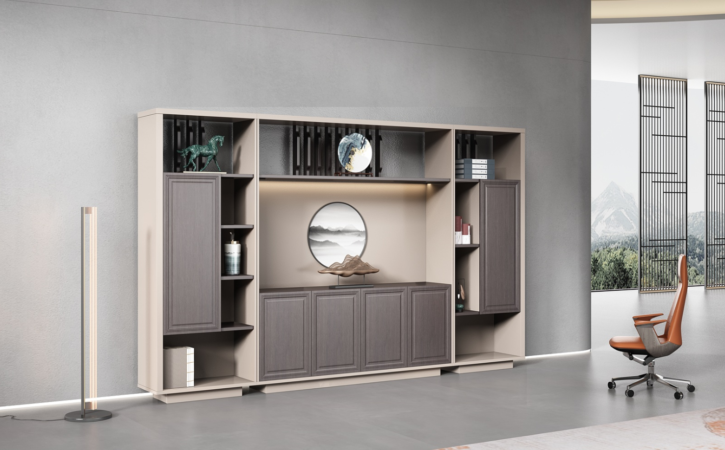 Multi-Functional Filing Cabinet with Large Storage Capacity