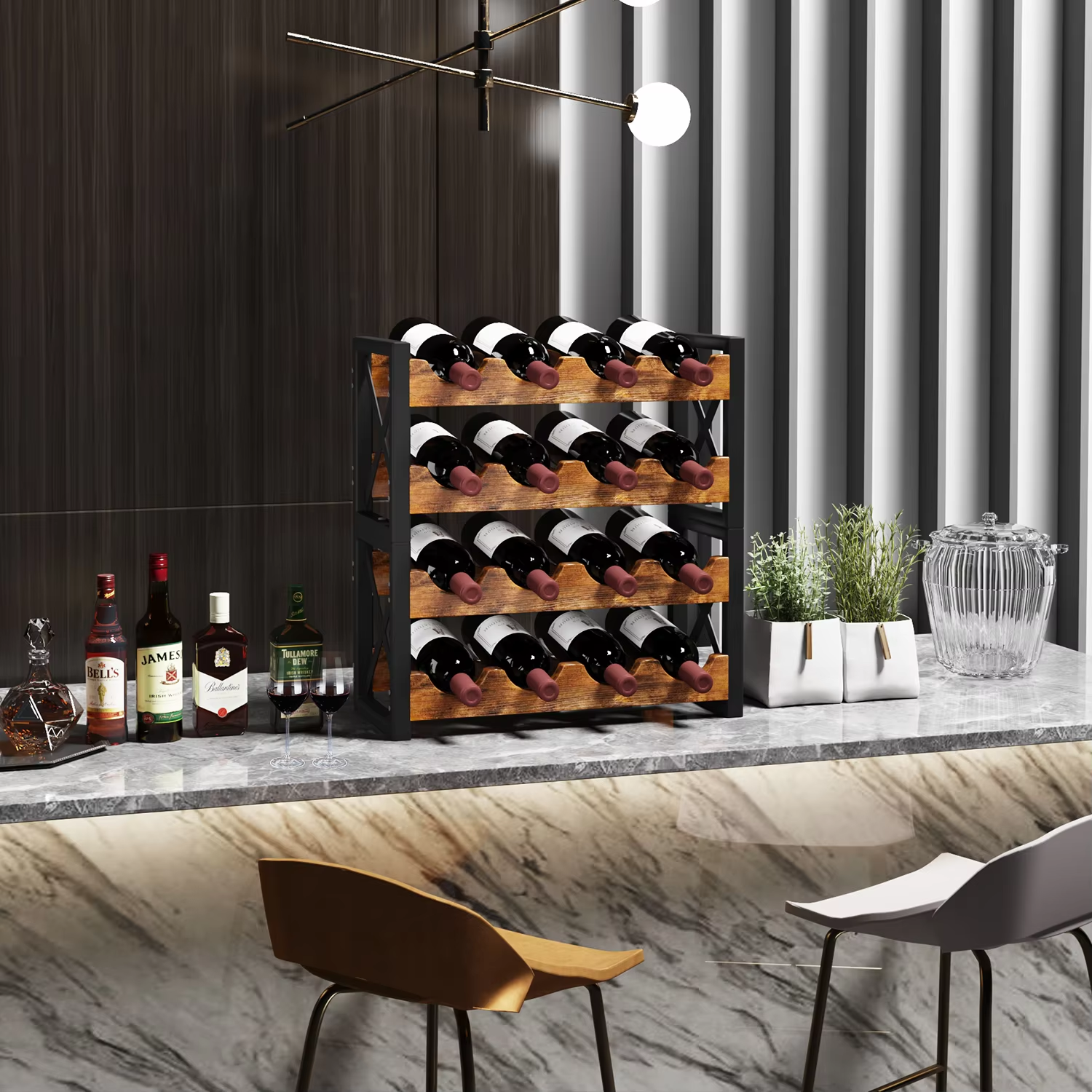 Wine Racks as Dual Solutions Storage and Display in One