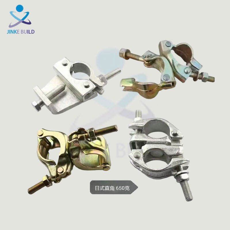 Tang Clamp Galvanised Bahagian Kereta Gantung Tekel Pipa Keluli Ditekan Klip Tetap Gabungan Berganda Kereta Gantung Tang Clamp