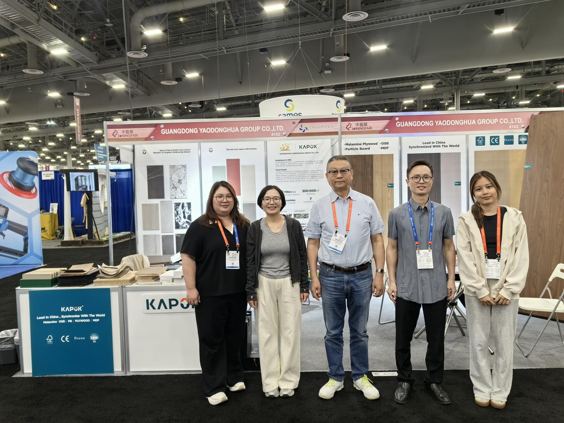 KAPOK Melamine Panels Received Positive Feedbacks at AWFS 2025