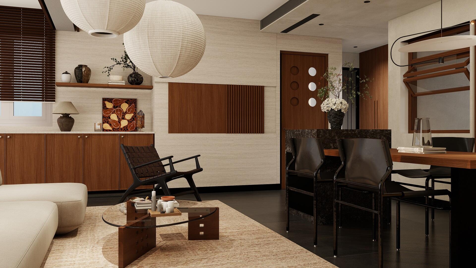 中古风客厅（YDH561普达措胡桃+YDHS515罗马洞石+YDHTB1233山外山）-客餐厅 6-官网cut.jpg