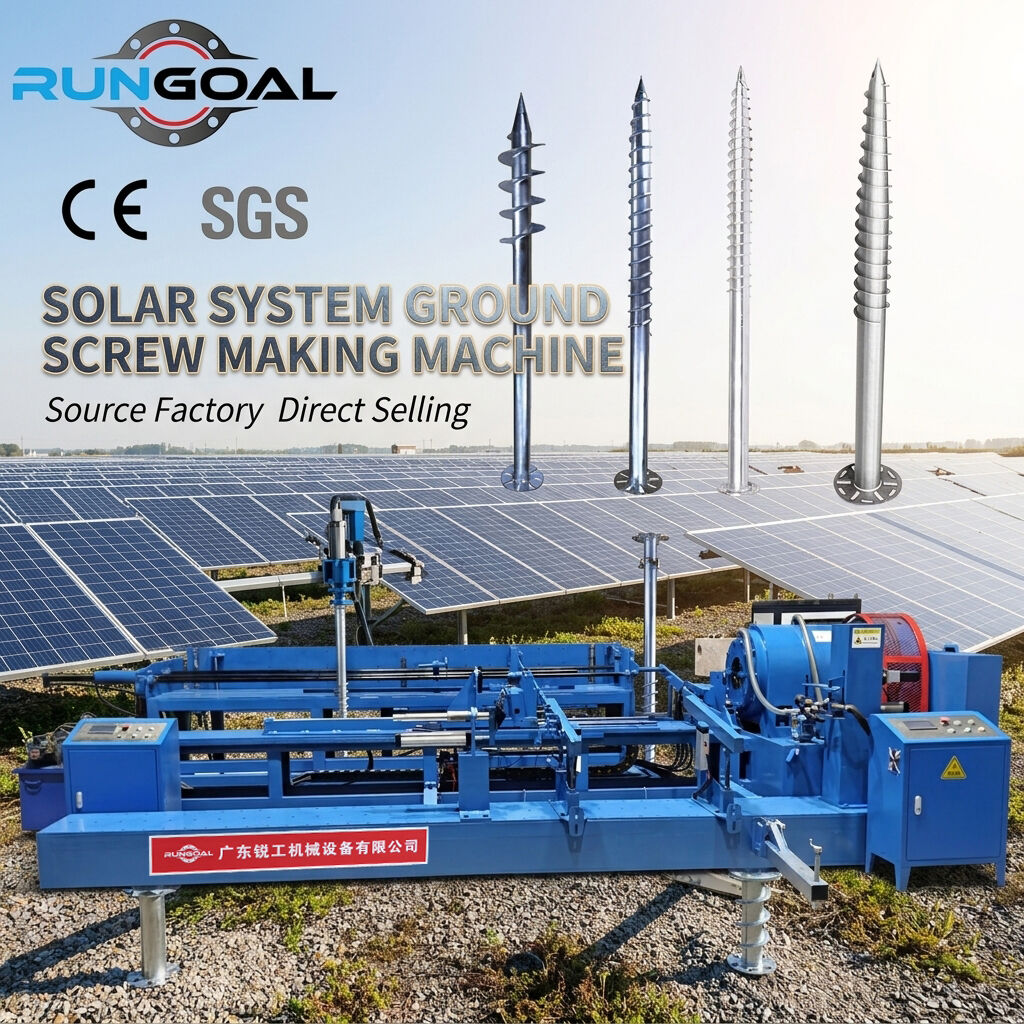 Automatic Ground Screws Tube Tapering Machine &Helical Pile Tip Pointing Machine