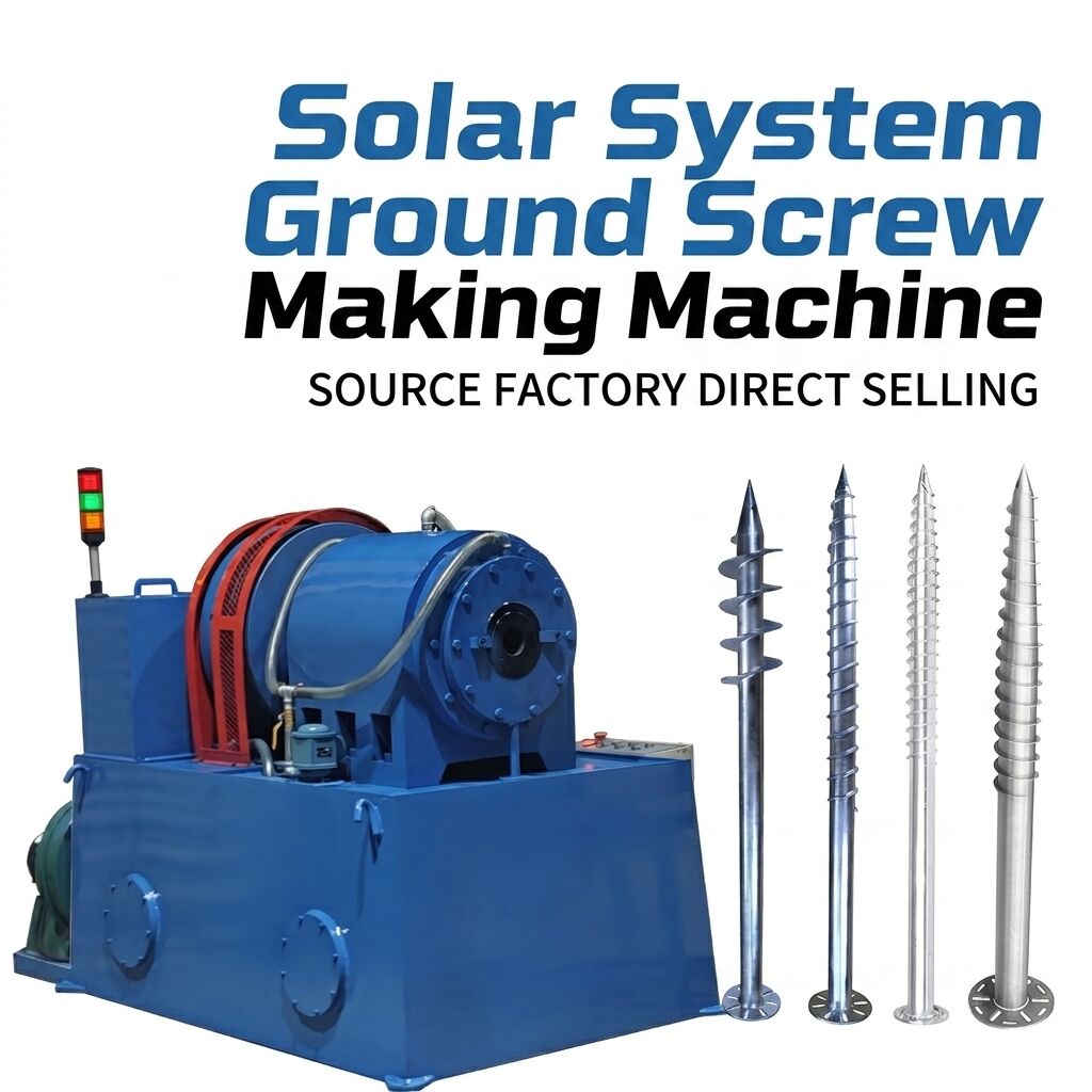 Manufacture Price Ground Screw Pile Processing Drilling Tube Tapering Cage Welding Machine