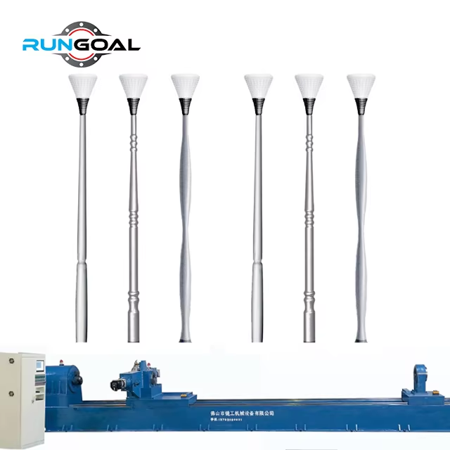 Aluminum Light Pole Spinning Machine