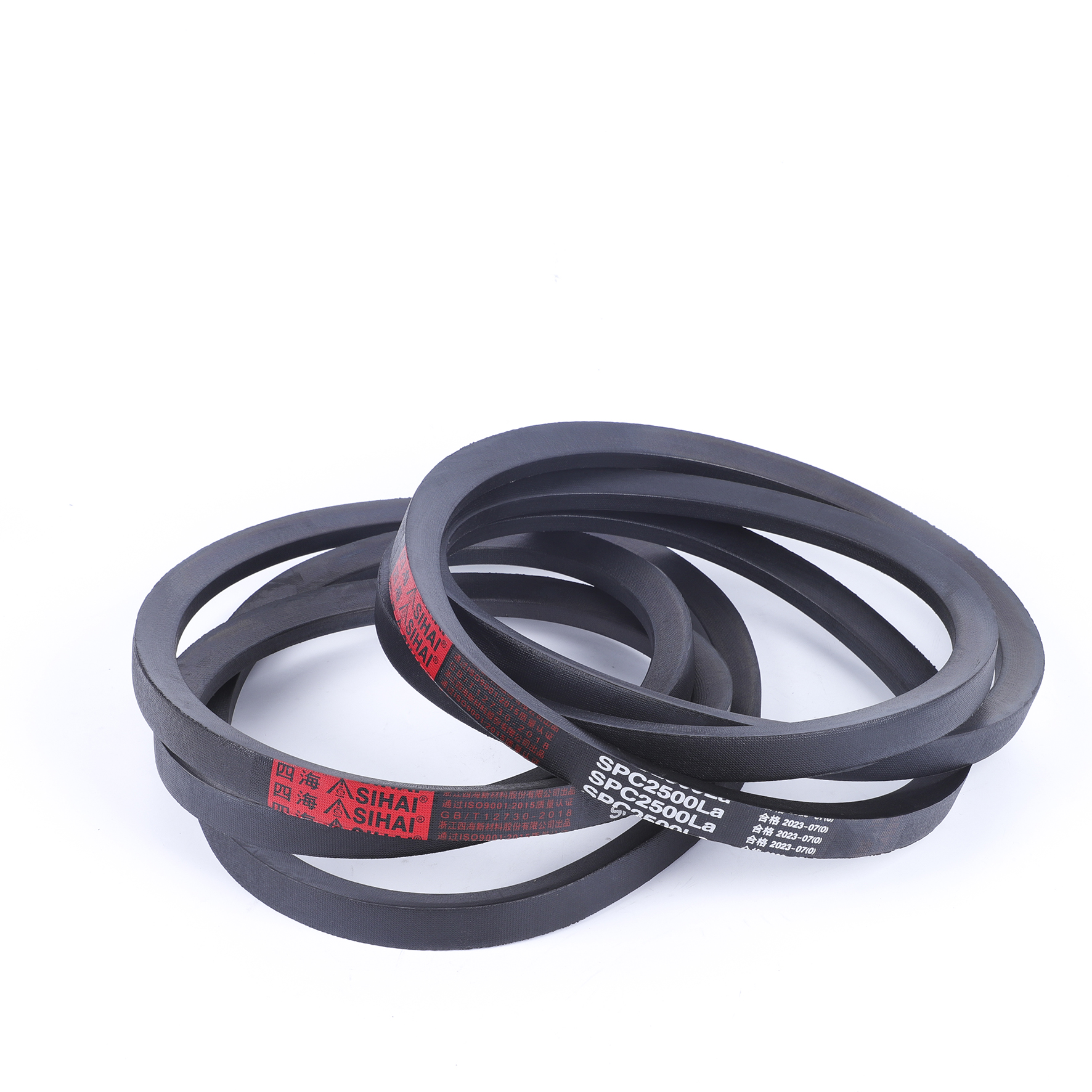 How much can energy-saving V-belts improve industrial equipment efficiency?