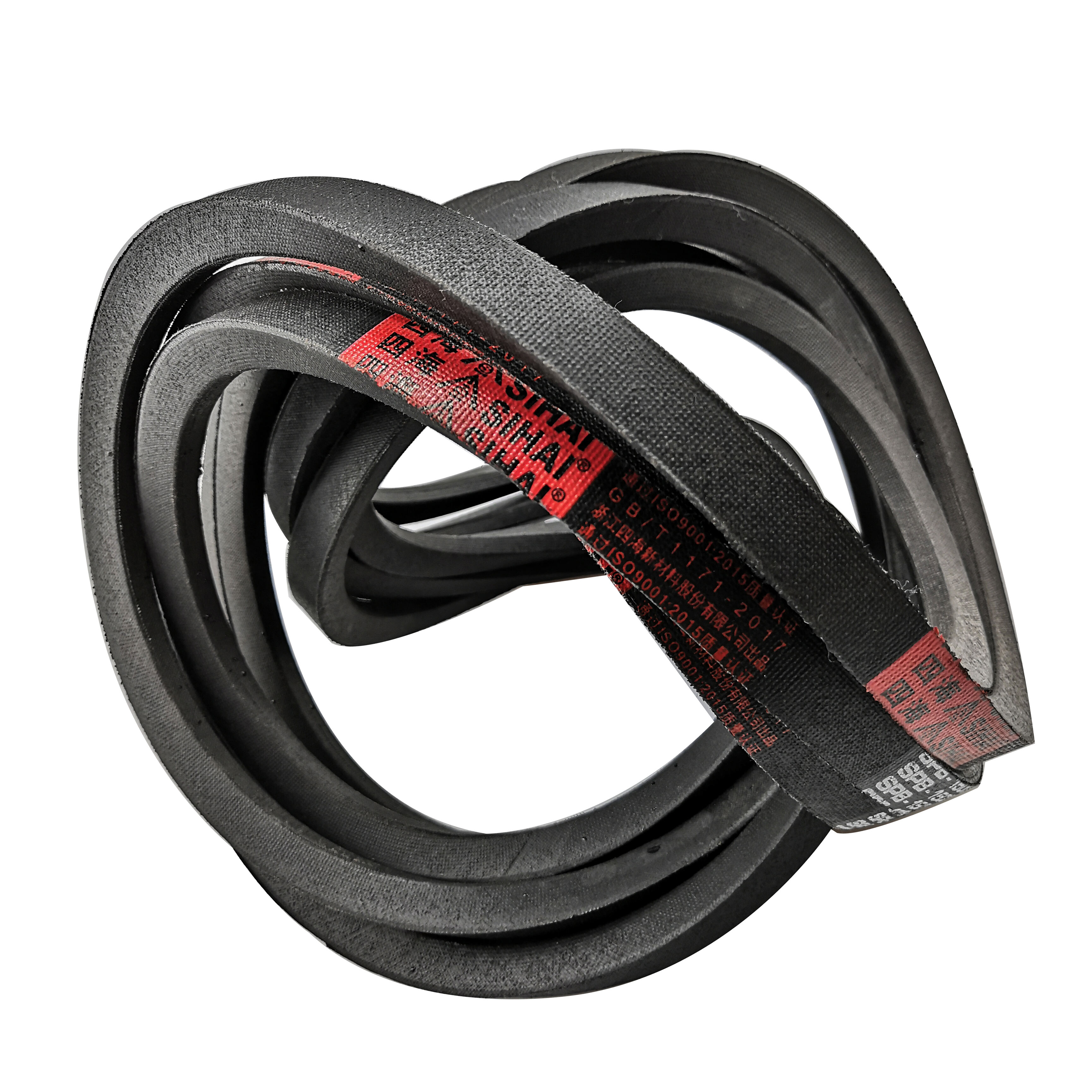 Wedge Wrapped V-belt SPZ Large Stiffness Industrial Machines Rubber Driving Belt Narrow Small Bando v Belts High Transfer Power manufacture