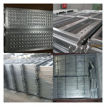 W300 Hooked Steel Plank for System Scaffolding manufacture