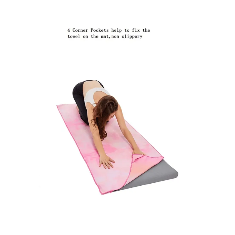 How do hot yoga towels improve grip and hygiene during intense practice sessions?