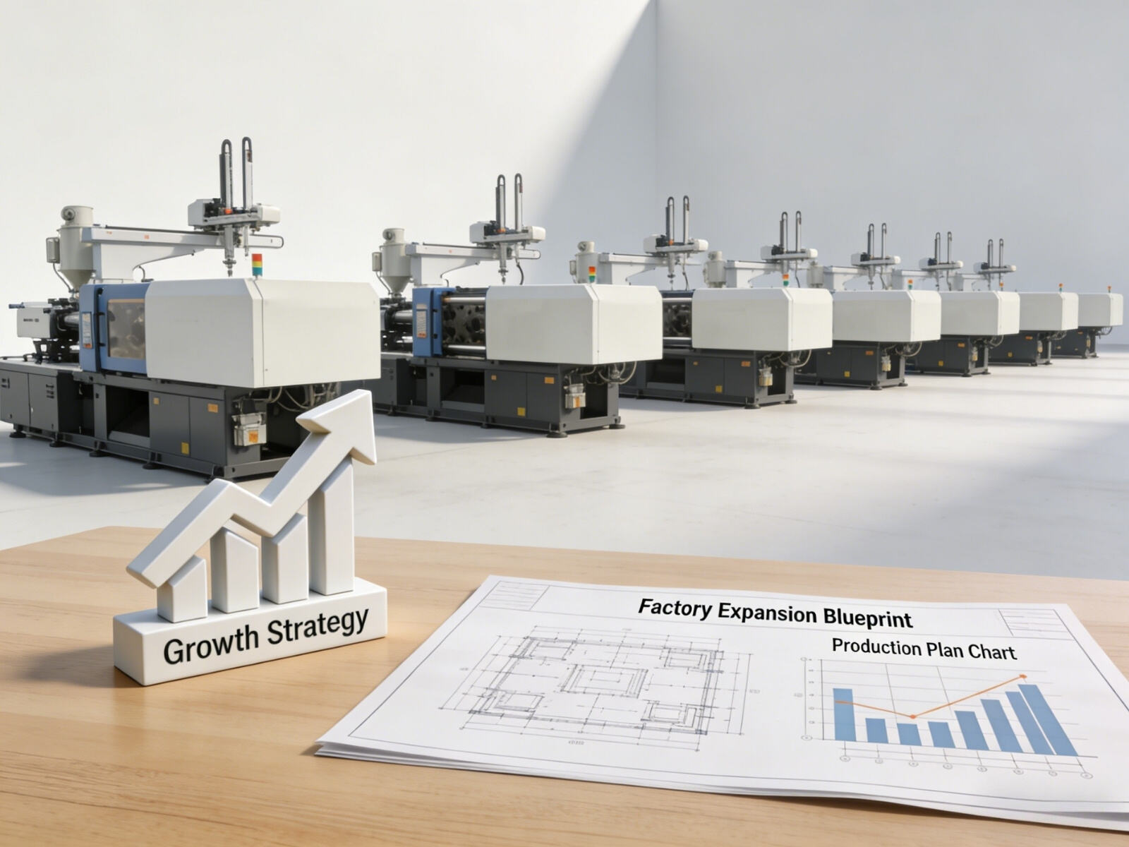กลยุทธ์ในการขยายกำลังการผลิตการฉีดขึ้นรูปพลาสติก