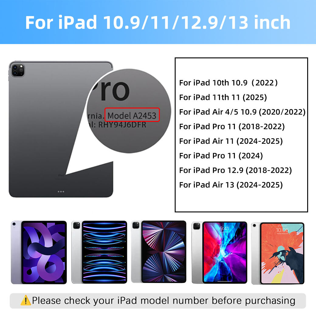 ipad detachable keyboard case with silent scissor keys perfect for on the go typing for ipad pro 11  air 109-13