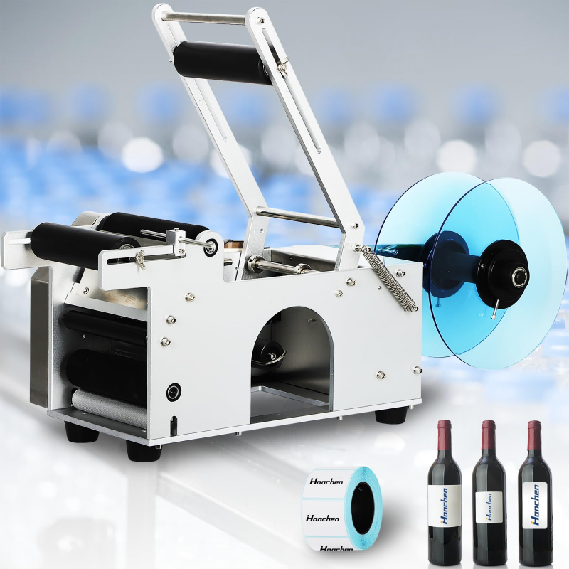 Our Semiauto Cylindrical Bottle Labeler: User-Friendly Instructions Included