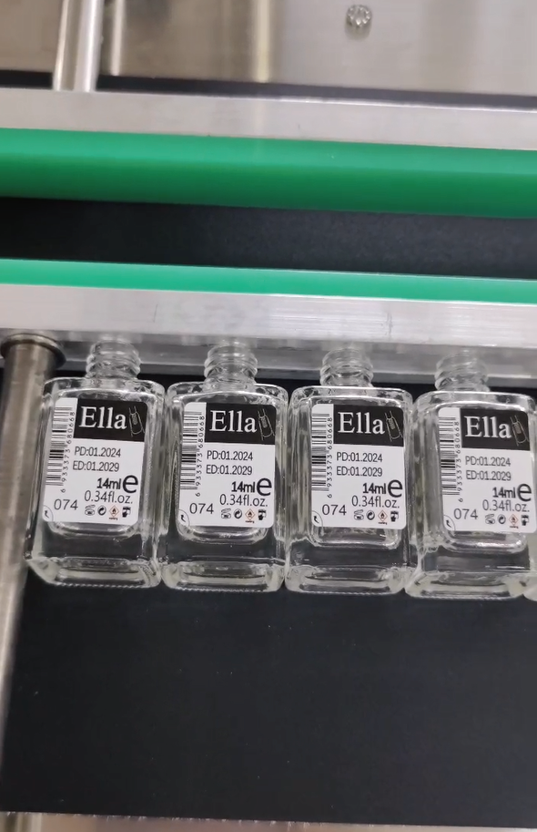 Nail Polish Bottle Dual-Side Labeling (Cosmetics & Personal Care)