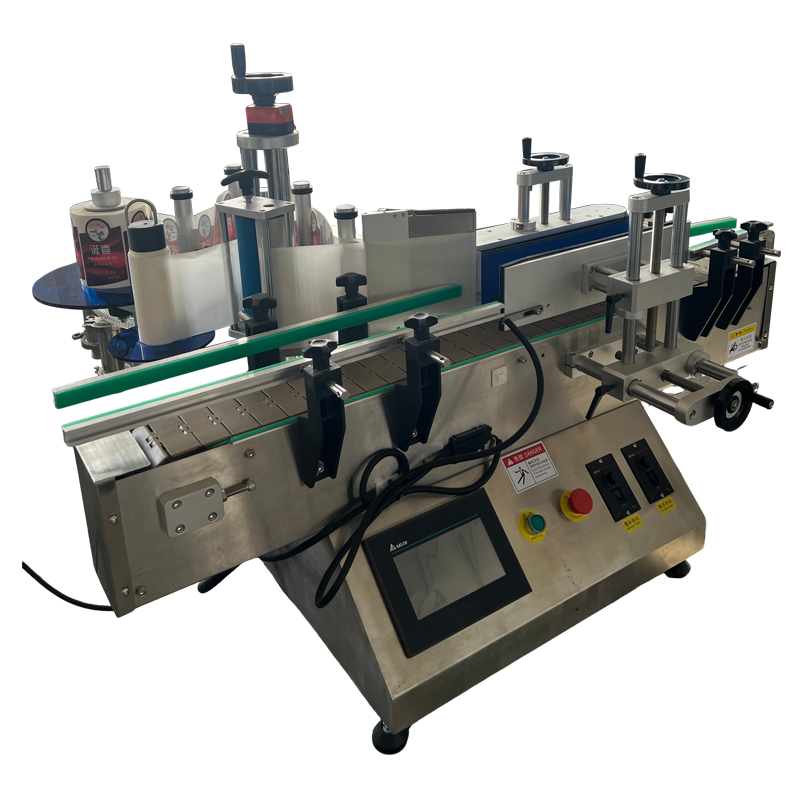 Desktop Rolling Round Bottle Labeling Machine 30–60pcs/min 