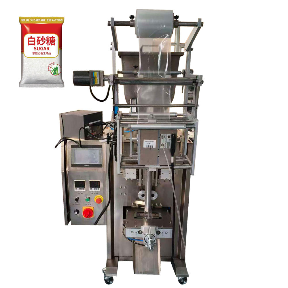 Automatic Vertical Mdp Granulated Paste Sachet Food Packaging Sealing Nitrogen Rice for Home Packing Machine four-side sealing