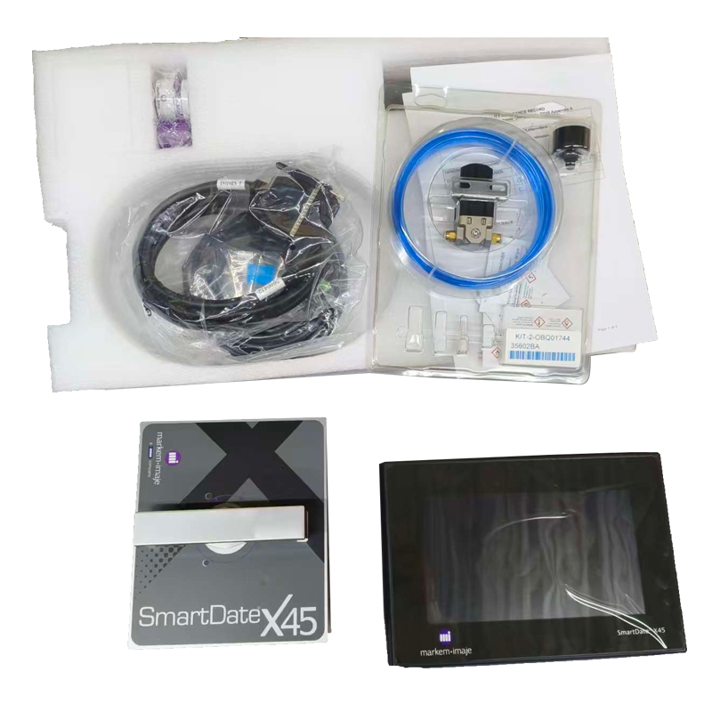 Markem Imaje Smartdate X45 – intermitterende: op til 600 mm/præc. – kontinuerlig: 30–600 mm/præc.