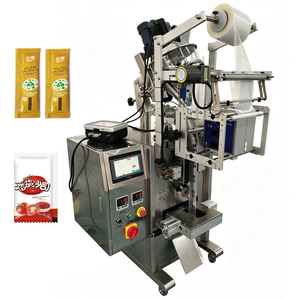 Stainless Steel Vertical Sachet Packager, Automatic Filling Sealing Machine for Food Powder Granules