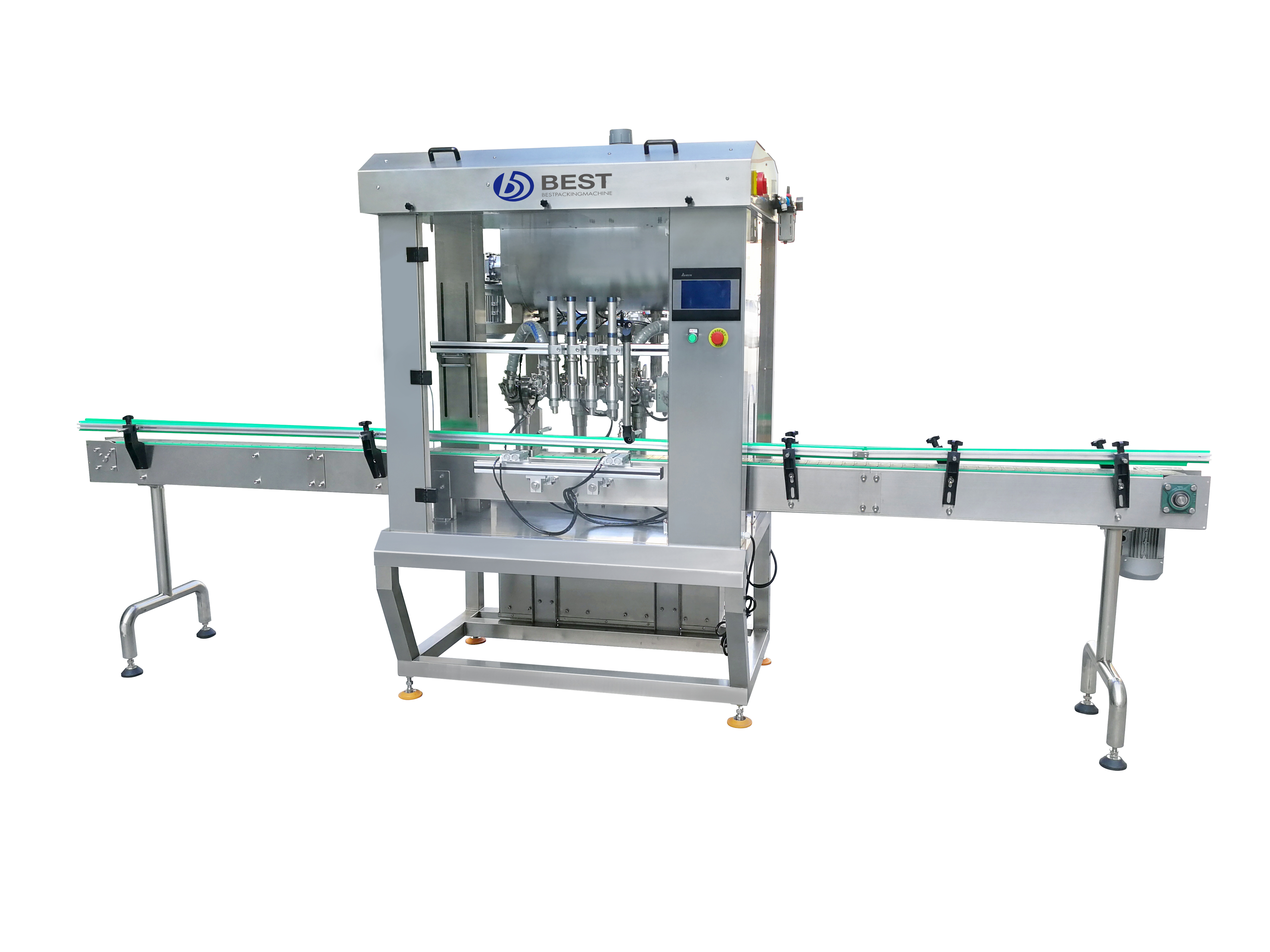 4-Head Servo-driven Sauce Filling Machine