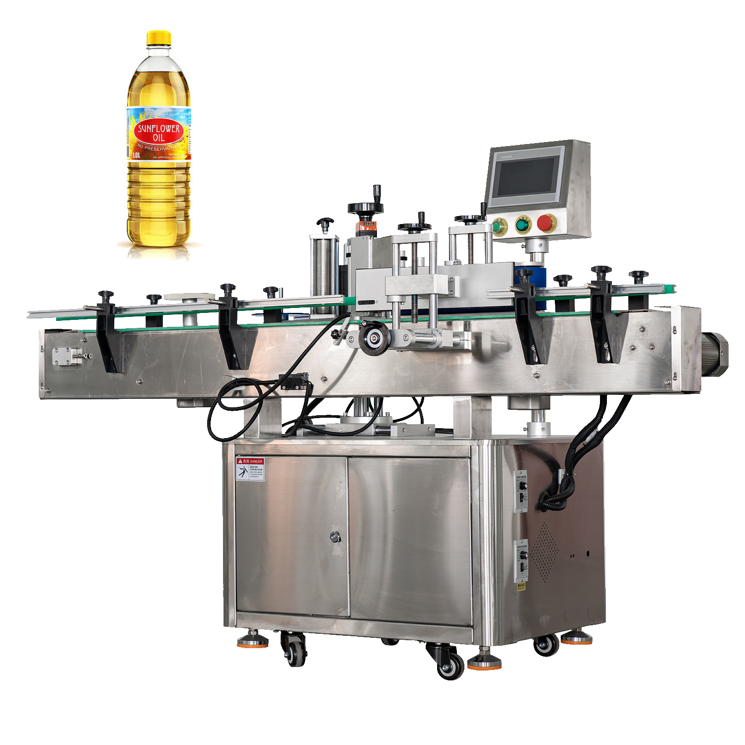  Fully Automatic Round Bottle Positioning Labeling Machine Label Stick Machine