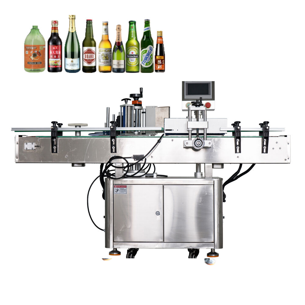 Fully automatic positioning round bottle labeling machine 30–60pcs/min