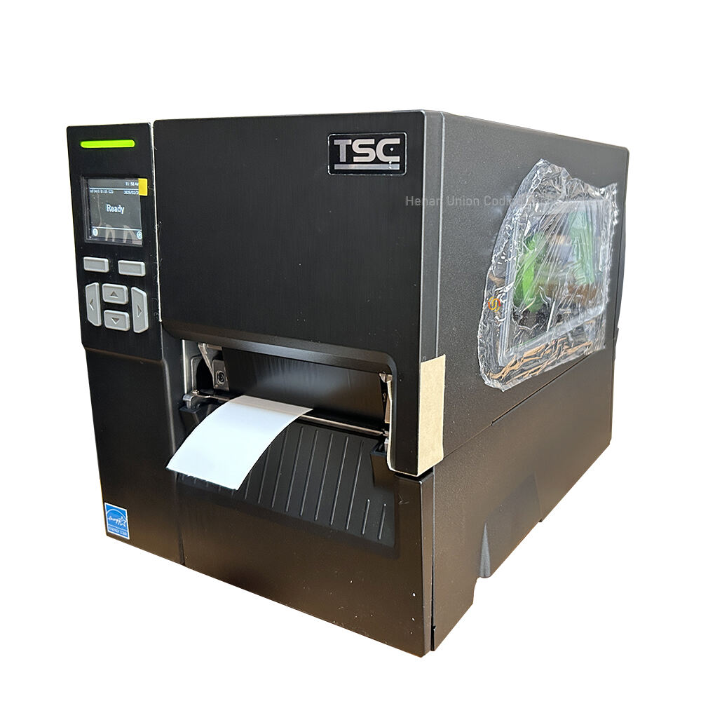Tsc Mf3410 sanoat tipidagi issiqlik printeri, yorugsiz kumush PET tegi, shtrix-kodli etiketka printeri do'konda bor