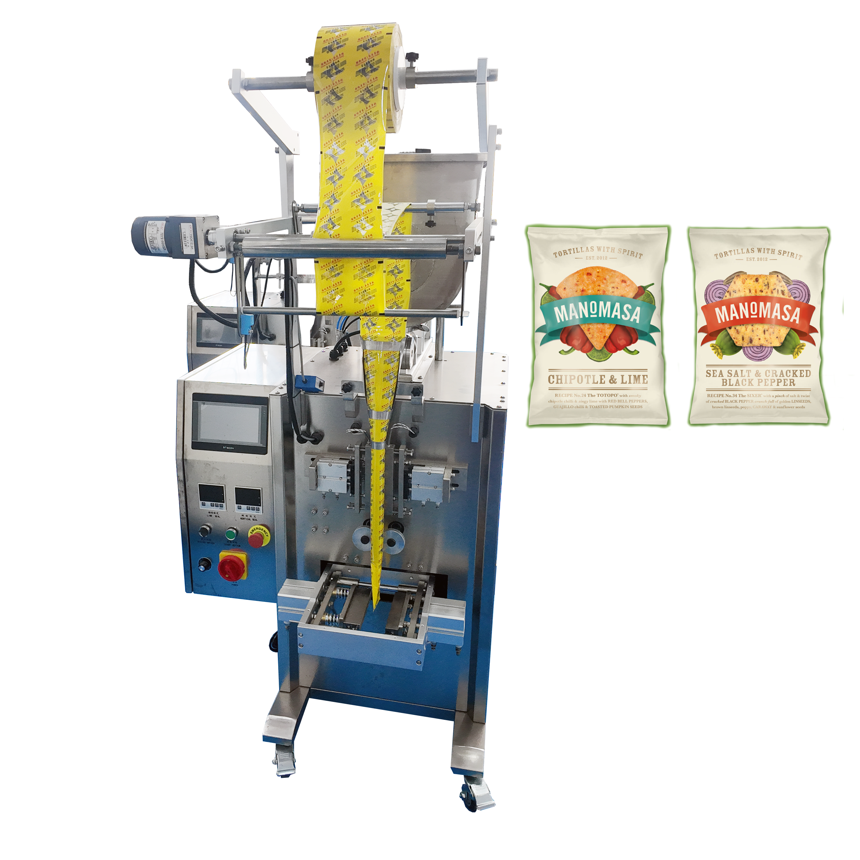 packaging and sealing integrated machine for small factories