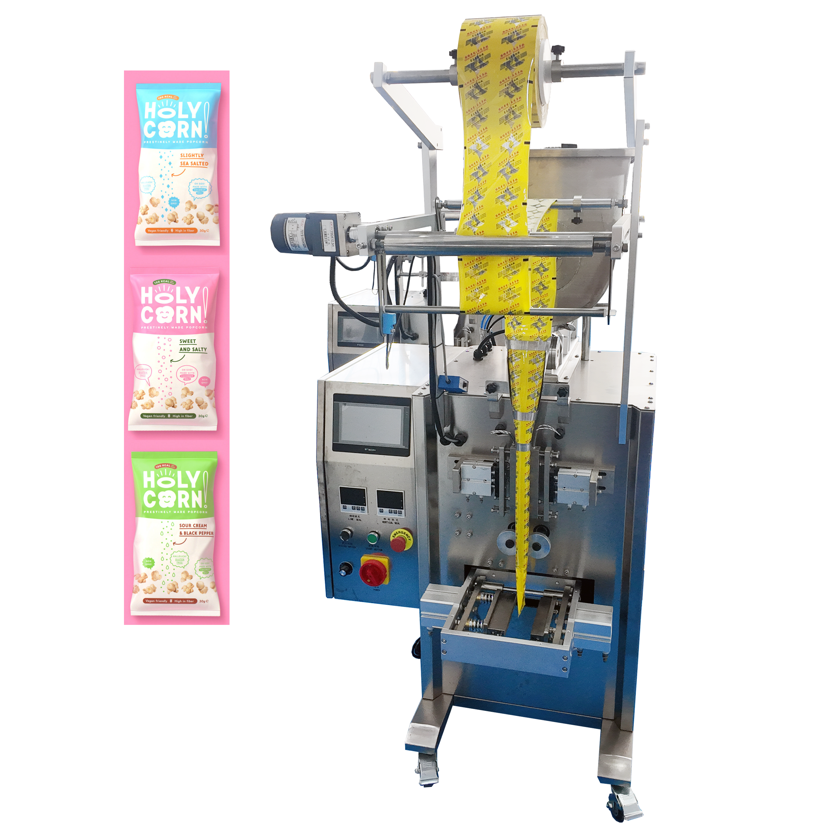 food packaging, sealing and filling integrated machine